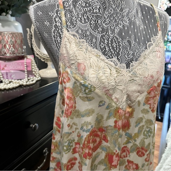 Free People Floral High Low Dress in Pink and Cream - Picture 7 of 16